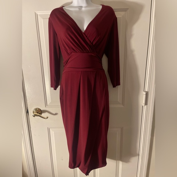 Rachel Roy Womens Sparkle Bodycon Dress, Red, Size M - Picture 2 of 8